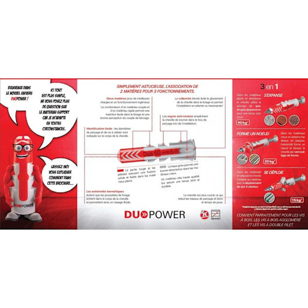 Redbox Duopower 5,6,8,10 plus vis