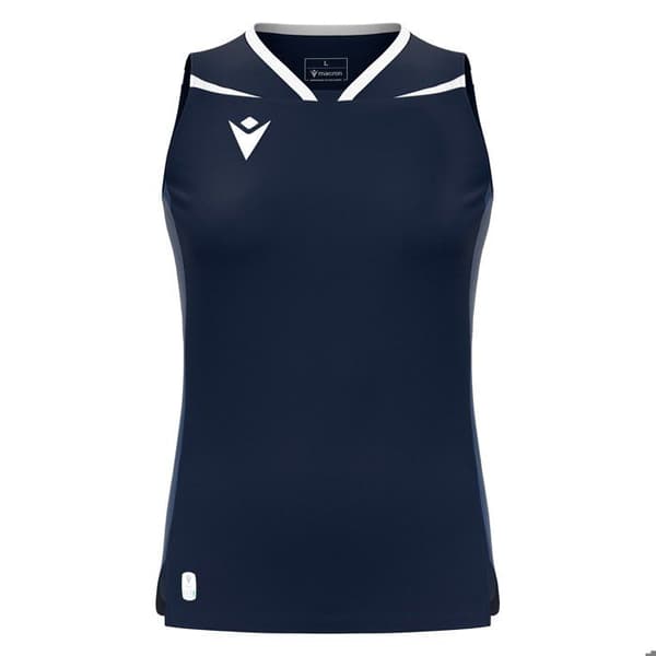 Damlinne Macron Lily marin/vit XL