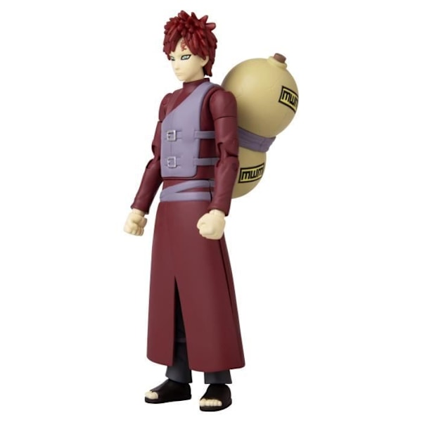Anime Heroes Gaara figur - BANDAI Naruto Shippuden - 17 cm - 16 artikulationspunkter Flerfärgad