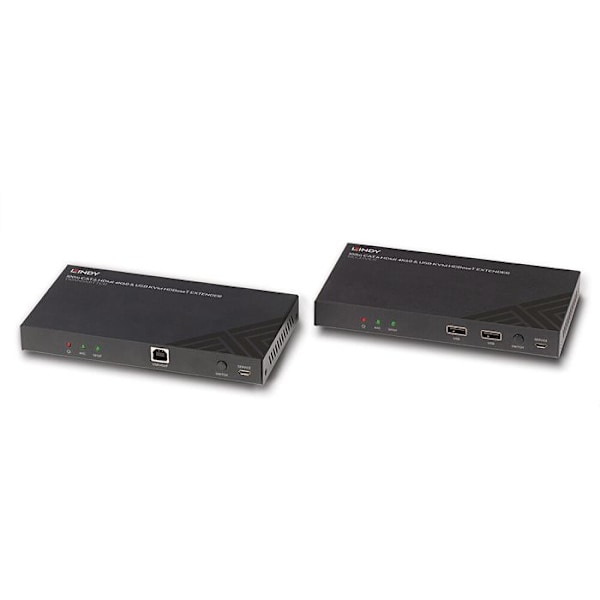 LINDY KVM HDMI 4K60-extender över RJ45 HDBaseT upp till 100m - Ljud / IR / RS232