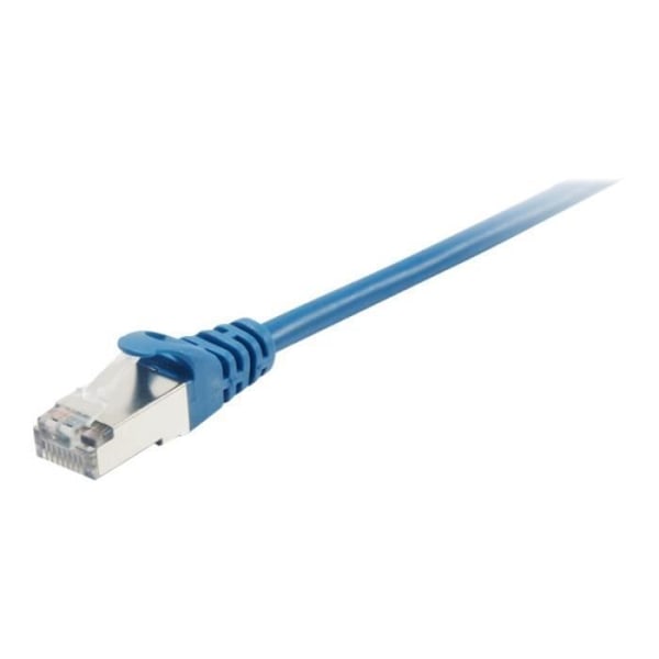 CAT 6a patchkabel - utrusta - 10m - SFTP, PiMF - halogenfri, blockerad - Blå