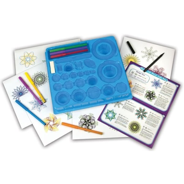 Spirograph - Klassisk box set 30 delar - Silverlit - Konst och matematik - Från 8 år Flerfärgad