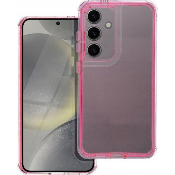 Smartphone Oem Fodral MATRIX CLEAR för SAMSUNG S22 pudrigt rosa
