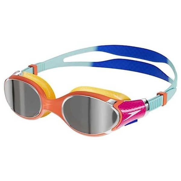 Simglasögon - SPEEDO - Biofuse 2.0 Junior - Spegel - Orange-Blå - One size Orange-Blå