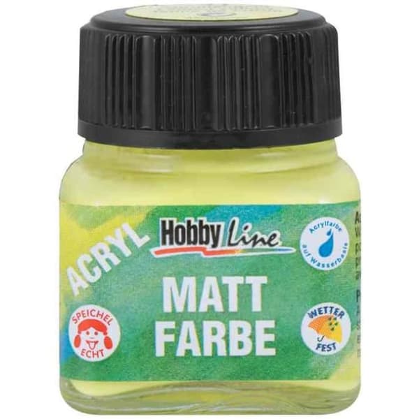Matt Akrylfärg - KREUL - Hobby Line - Vit - 20 ml Vit