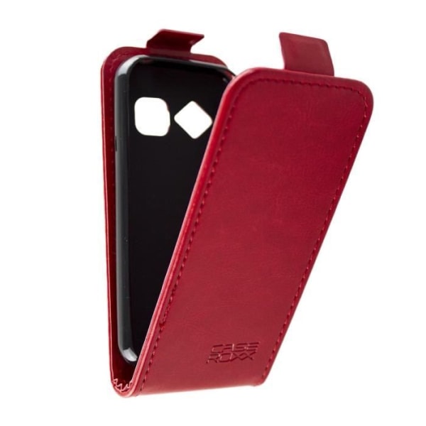 Flap case - caseroxx - Easyfone Prime-A5 - Röd - Läder - Semi-rigid Röd