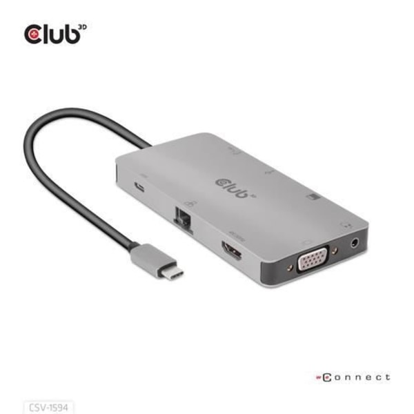 CLUB3D CSV-1594 USB 3.2 GEN 1 (3.1 GEN 1) TYPE-C HUB & HUB