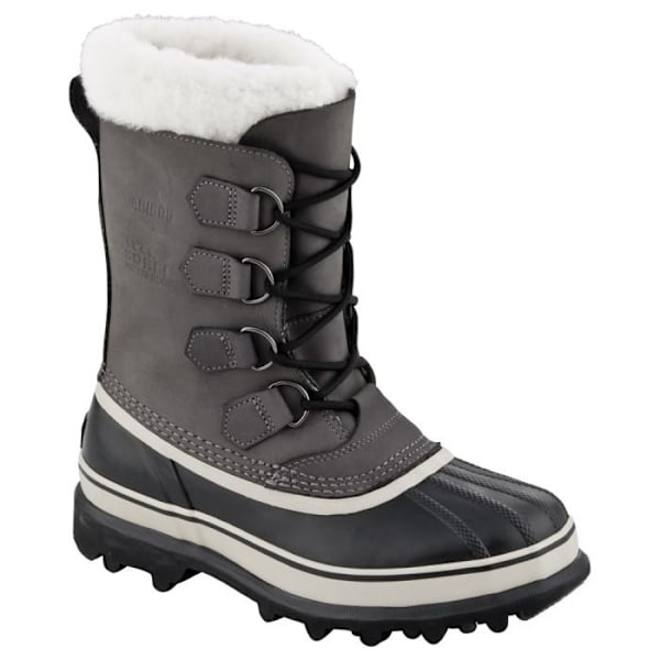 Sorel Caribou Boots - Dam - Läder - Grå - Hög - Vattentät Grå 38 2/3