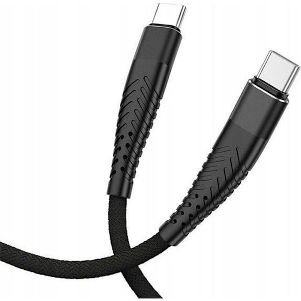 Övrig USB-kringutrustning Vega - 34976 - REDX USB-kabel USB PD TYPE-C TILL TYPE-C KABEL SVART 2M FÖRSTÄRKAD FLÄTA>