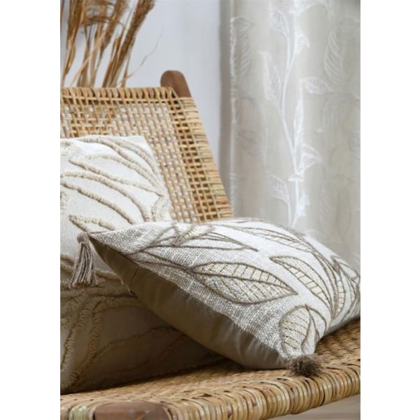 Coussin Atmosphera Dekorativ kudde HEMERA med fransar, 50 x 30 cm