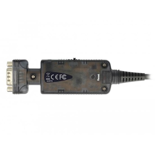 DeLOCK 62976, trådbunden, RS-232, Ethernet, 100 Mbit/s, svart