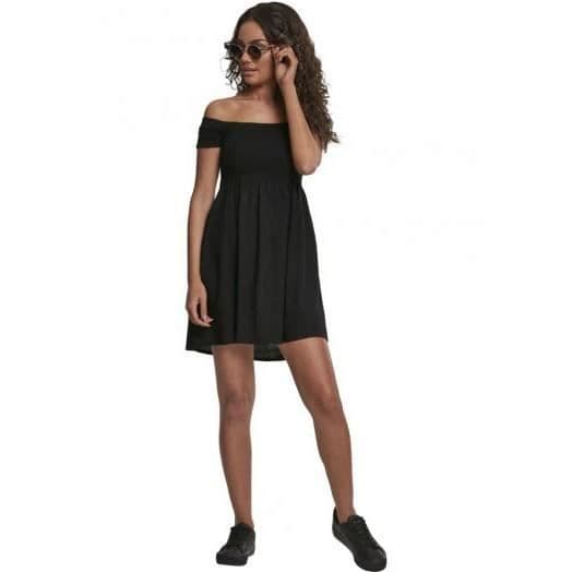 Off-shoulder klänning Svart M