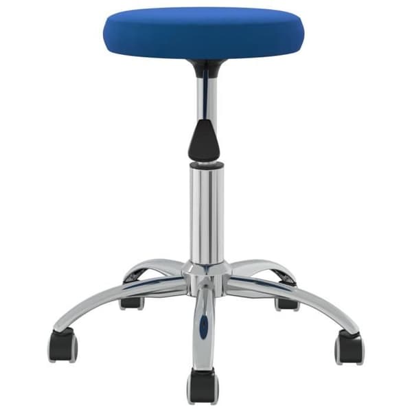 vidaXL Massagepall Sammet Blå