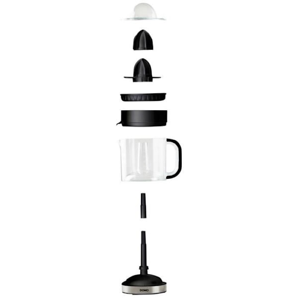 DOMO Juicer DO9235J 40 W Svart, Silver