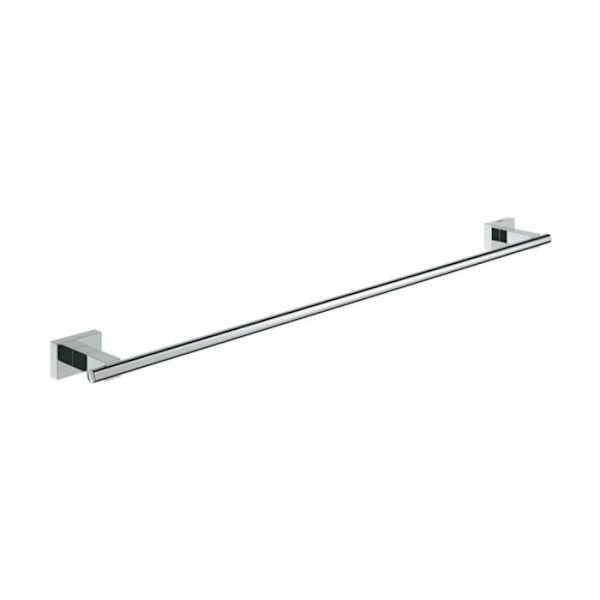 GROHE Essentials Cube 4-i-1 badrumstillbehörsset 40778001 - Väggkrok - Handdukstorkar - Toalettpappershållare - Krom