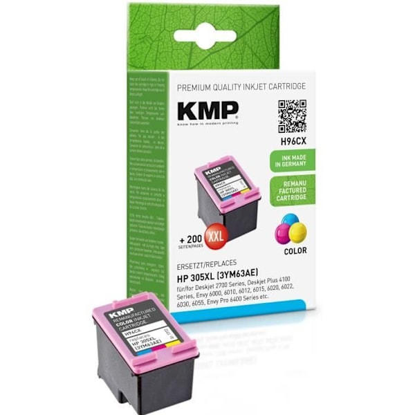 KMP H96CX FÄRG KOMPATIBEL MED HP 3YM63AE 1720,4030