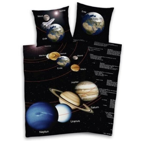 Påslakan och 1 örngott SOLARSYSTEM