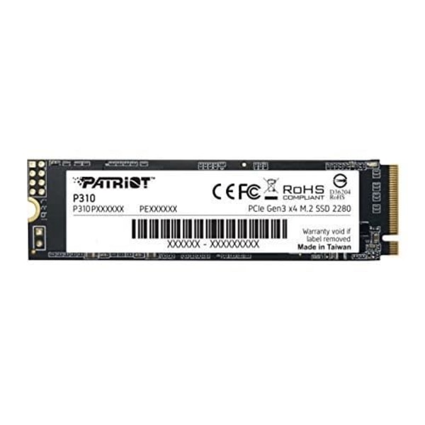 Hårddisk - PATRIOT - P310 480 GB - PCIe 3.0 x4 - NVMe 1.3 - M.2 2280