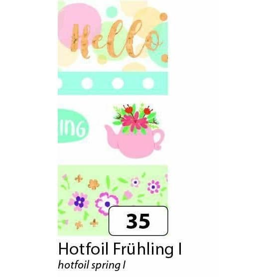 Washi Tape - Folia Bringmann - 4 Delar - Vår - Rispapper - Dekorativ j