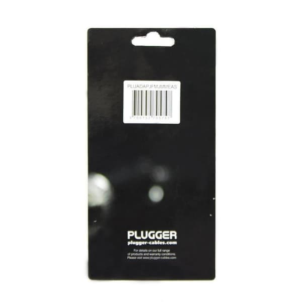 Plugger Adapter Jack hon mono - Jack han mono Easy Adapter Svart
