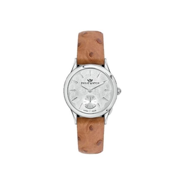 Klocka - Philip Watch - Mod. R8251596504 - Läder - Brun - 5 ATM vattentät Brun