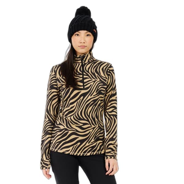 Polaire 1/4 zip dam Protest Esher bambubeige M