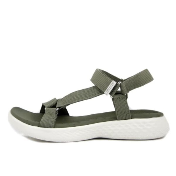 TAMARIS, sandal, damsko, ljusgrön textil, plattform Grön 40