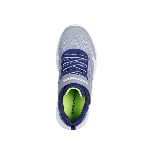 Junior Skechers Microspec Advance Snörskor - Marin Grå Ljus Ljusgrå marin 27