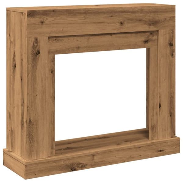 Eldstadram ek hantverk 100x30x87,5cm ingenjörsträ