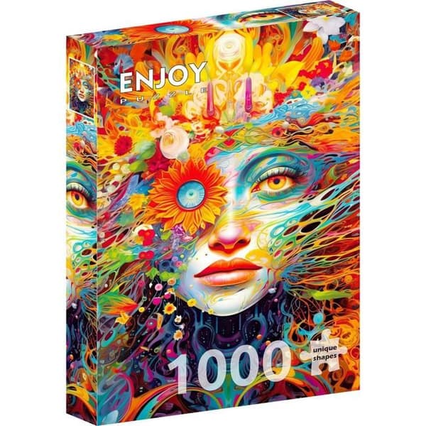Pussel 1000 bitar: Djärv muse