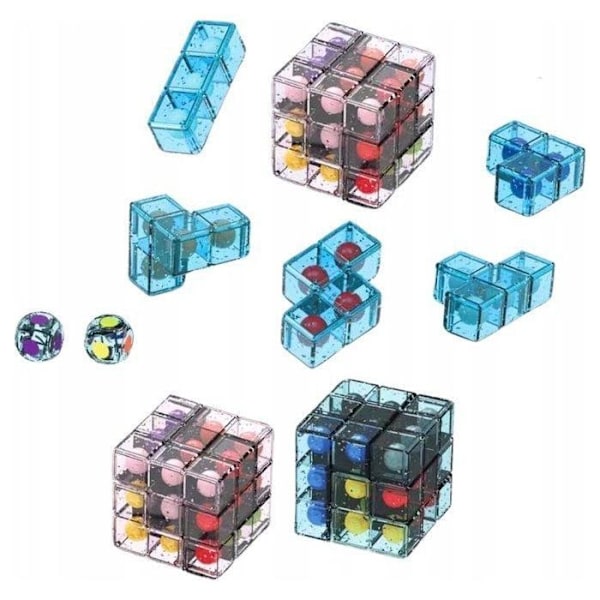 Cube Eveil Leantoys Logikspel, rosa