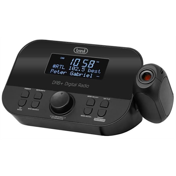 RADIOVECKARE NUMMER RC 85D8 DAB + SVART TREVI Svart