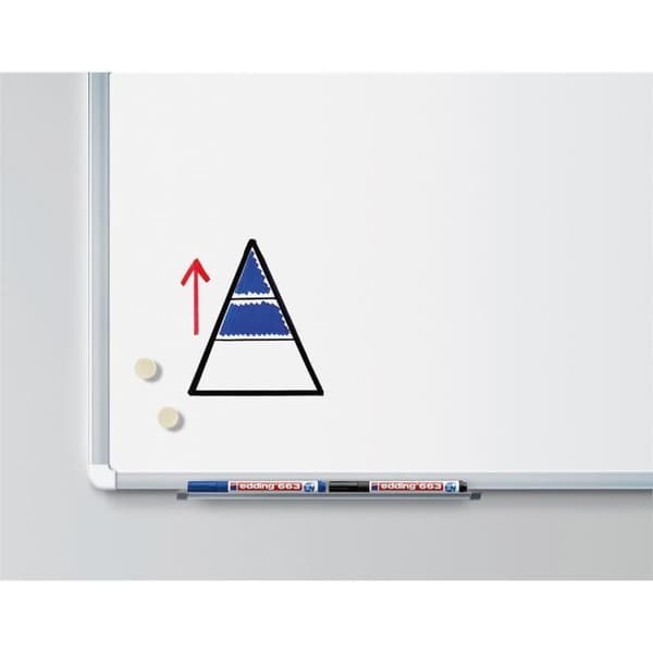 Whiteboard Markör - EDDING - 663 - Grön - 1-5 mm - Utplånbar - Fin Grön