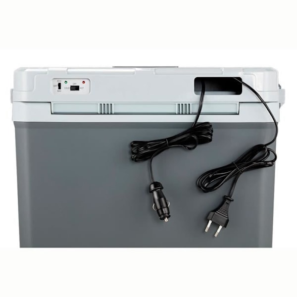 Bärbar elektrisk kylare - MPM - MPM-28-CBM-08YA - 24 liter - Bil och camping Grå