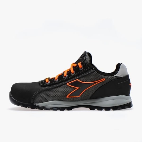DIADORA LOW ASFALT/ORANGE SKYDDSKO S1P SRA HRO ESD GLOVE TECH LOW PRO-173657C83210-Skyddsskor Svart 42