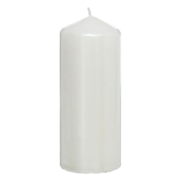Förpackning med 4 adventsljusstakar "Satin" 12cm Vit Vit