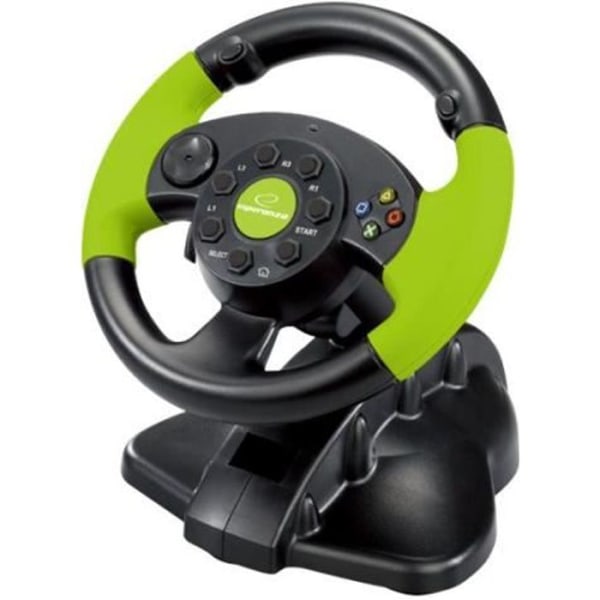 Esperanza High Octane XBOX Edition trådbunden ratt och pedalset för Sony PlayStation, PC, Microsoft...
