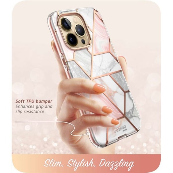 Skal till iPhone 14 Pro Cosmo I-BLASON Marble Marmor