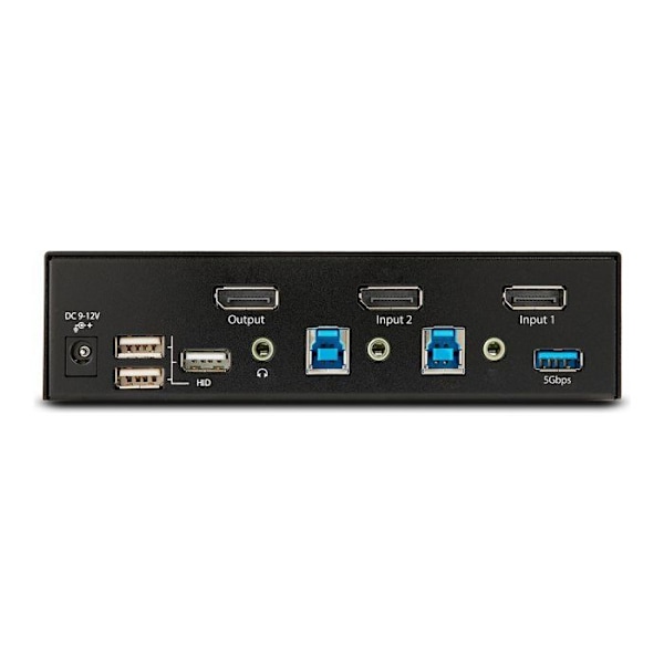 KVM-switch - StarTech.com - 2-Port - 8K 60Hz / 4K 144Hz - USB 3.0 - Metall