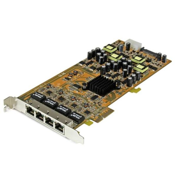 4-portars Gigabit Power over Ethernet PCIe nätverkskort - STARTECH - PCI Express PSE / PoE NIC - PCI Express x4