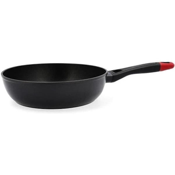Djup panna - PYREX - 1455025 - Av smidd aluminium - Non-stick - 24 cm - Utan PFAS Svart