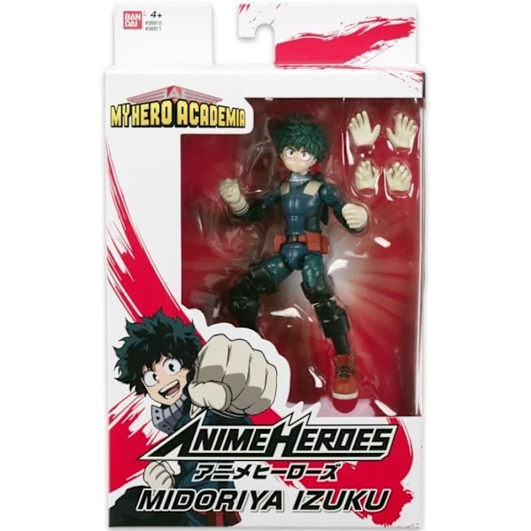 Anime Heroes statyett 17 cm - My Hero Academia - Midoriya Izuku Flerfärgad