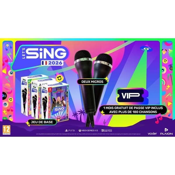 Låt oss sjunga 2026 + 2 Micros - Xbox Series X spel