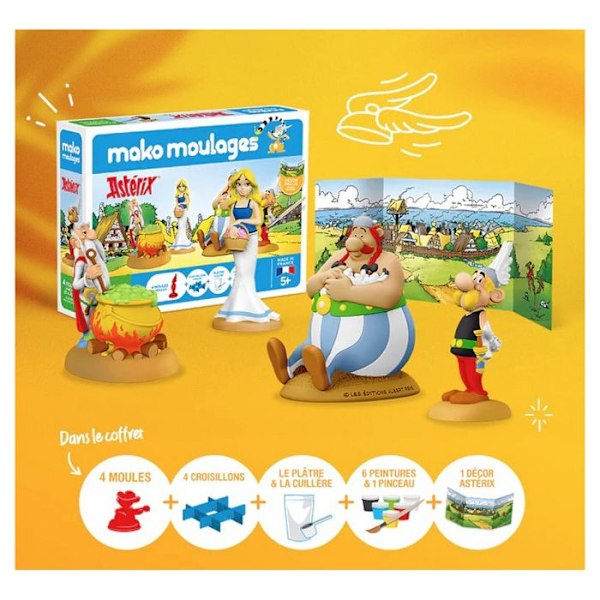 Mako Moulages - Astérix-set - 4 formar Flerfärgad