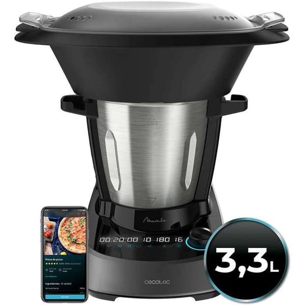 Köksrobot - CECOTEC - Mambo 11090 - 1600 W - 3,3 L - 37 funktioner - Grå Grå
