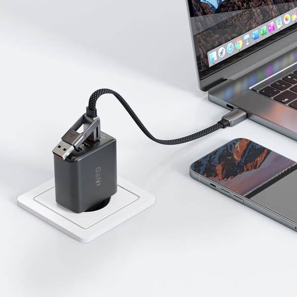 Kabel - ACEFAST - C13-05 - USB-A/USB-C - 480 Mb/s (USB 2.0) - Snabbladdning 3 A