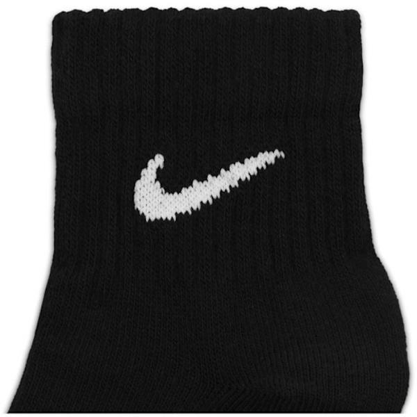 Strumpor - NIKE - Everyday Ltwt Ankle 3pck - Svart - Bomull - Unisex Svart 38