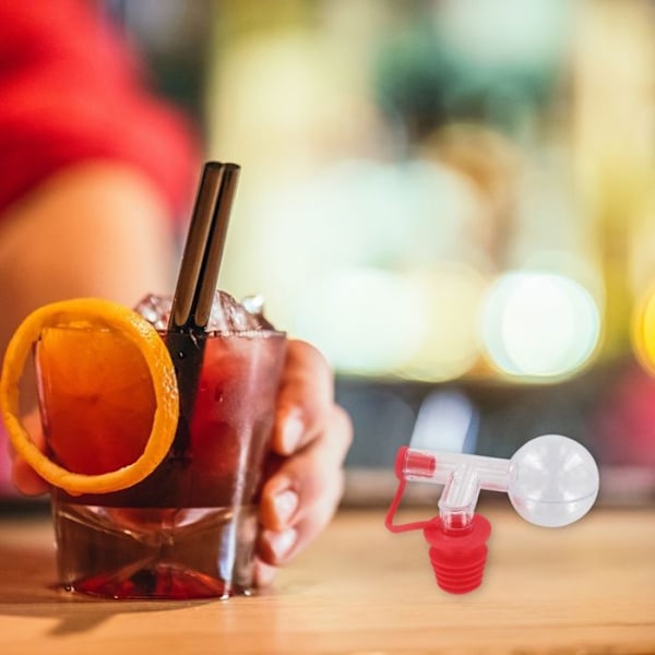 Bouchon doser kula 2,5 cl Fackelmann Transparent, röd