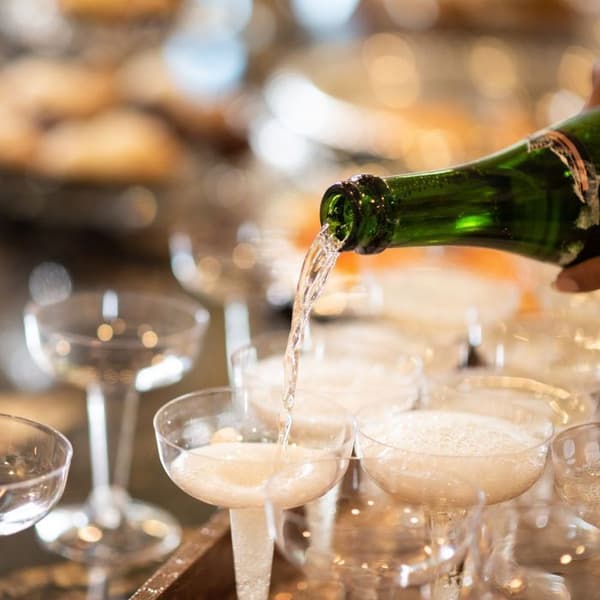 Set med 2 champagnekorkar Fackelmann Bar Concept Svart, rostfritt