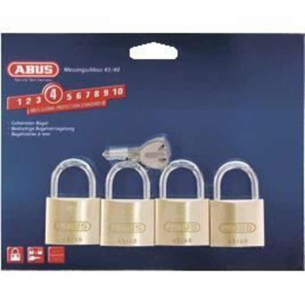 ABUS KEDJOR I LATON NYCKEL VÄNDBAR 45/40 A4